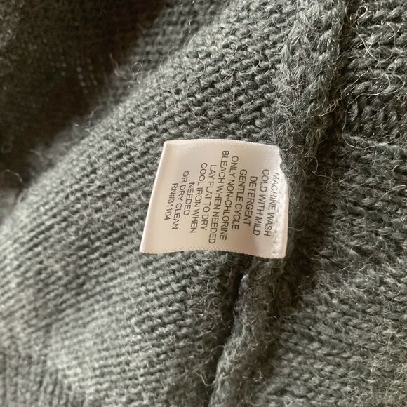 Madison gray sz s Open Front Rib Duster Cardigan Women knit Flyaway Sweater - Picture 6 of 6